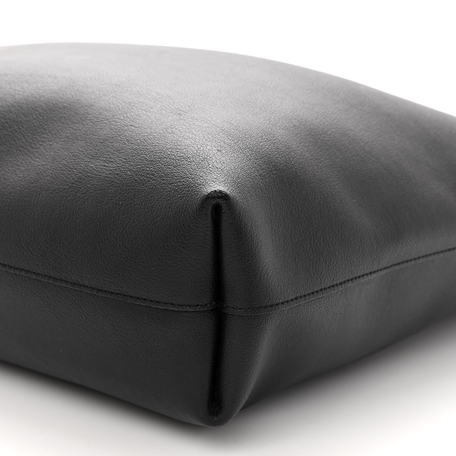 Saint Laurent Calfskin North-South Shopping Tote Black 9 of 12