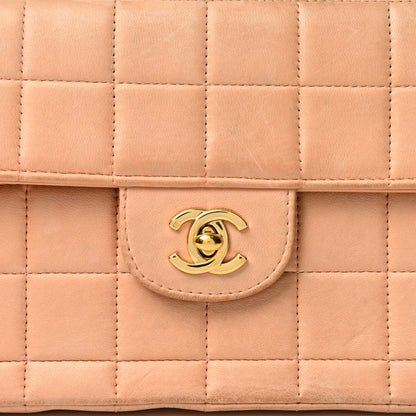 Chanel Lambskin East West Chocolate Bar Flap Beige 9 of 14