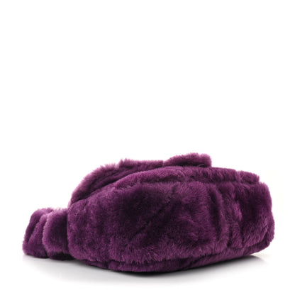 Chanel Shearling Lambskin Quilted Flap Purple 4 of 10