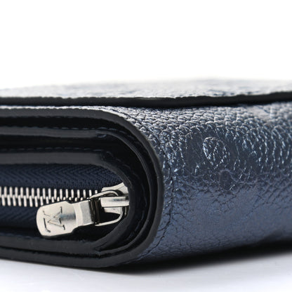 Louis Vuitton Metallic Empreinte Clea Wallet Navy Nacre 7 of 10