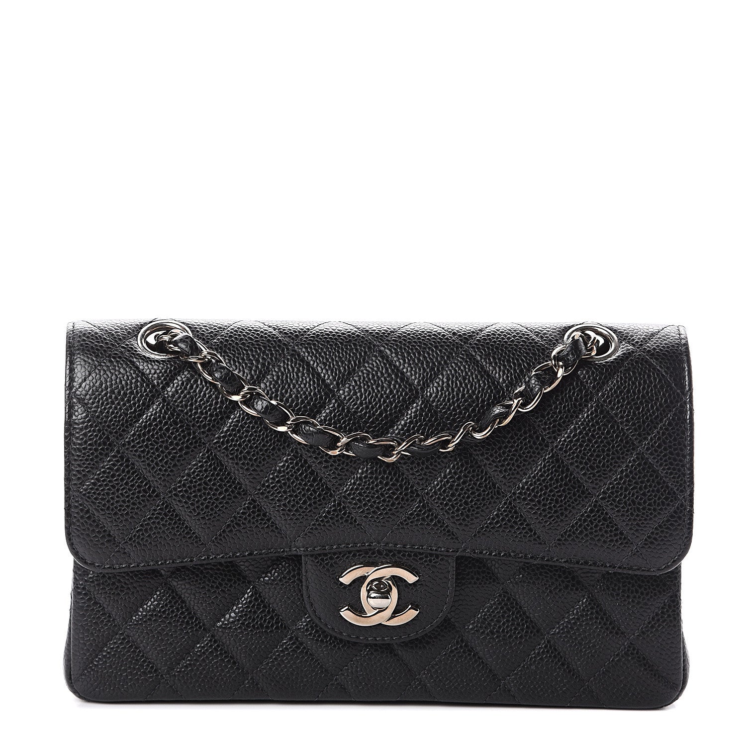 Chanel Caviar Quilted Small Double Flap Black 1 of 8