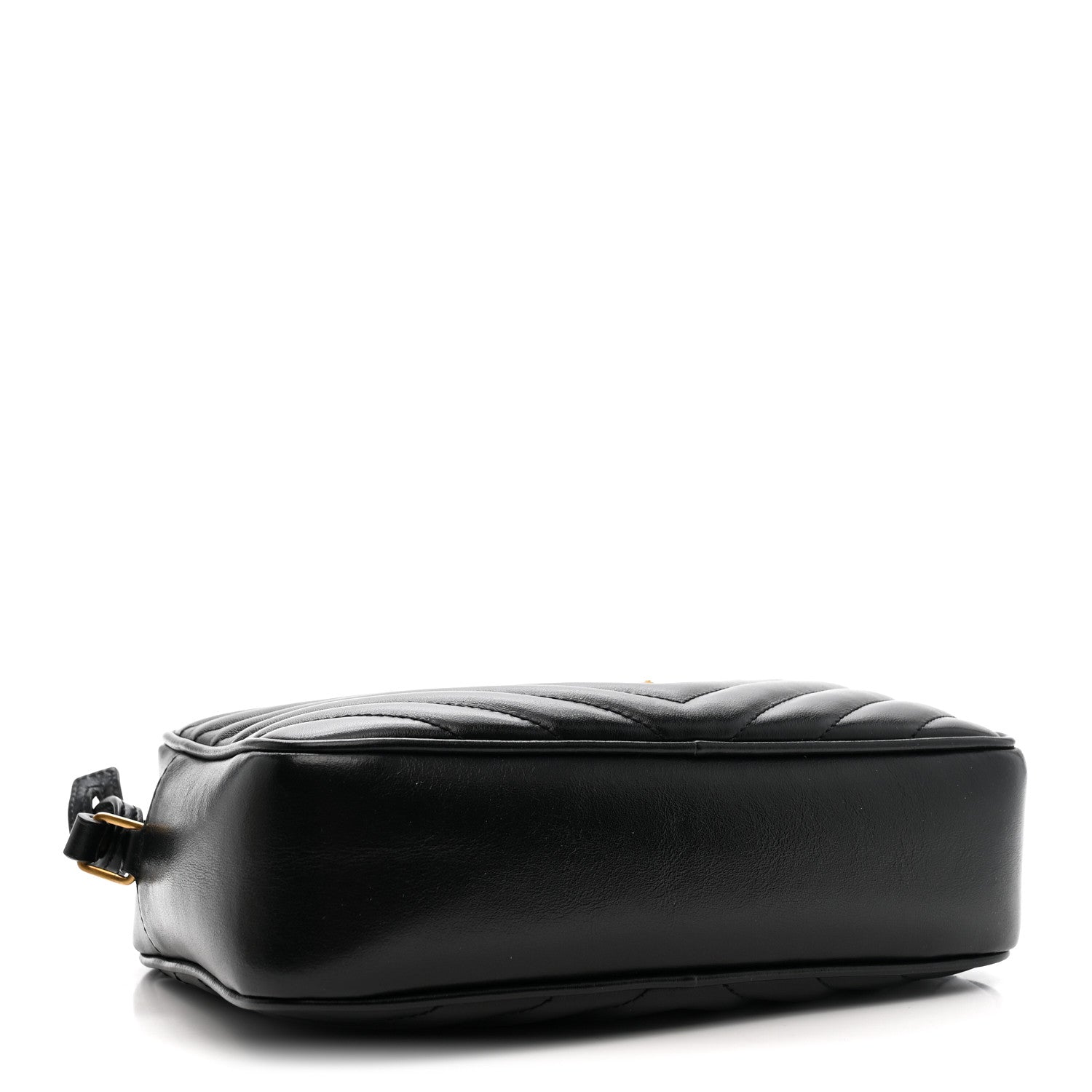 Saint Laurent Calfskin Matelasse Monogram Lou Camera Bag Black 4 of 10