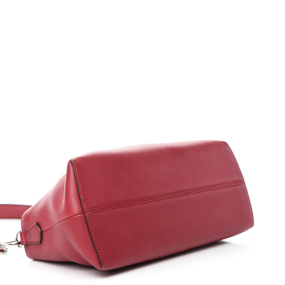 Fendi Vitello Dolce Marmol Medium By The Way Boston Bag Ciliegia 4 of 11