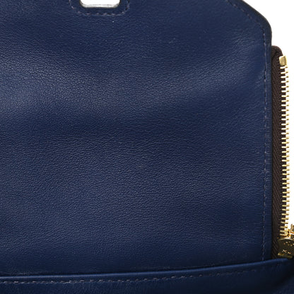 Hermes Swift Verso Mini Lindy 20 Rouge Sellier Bleu Saphir 12 of 14