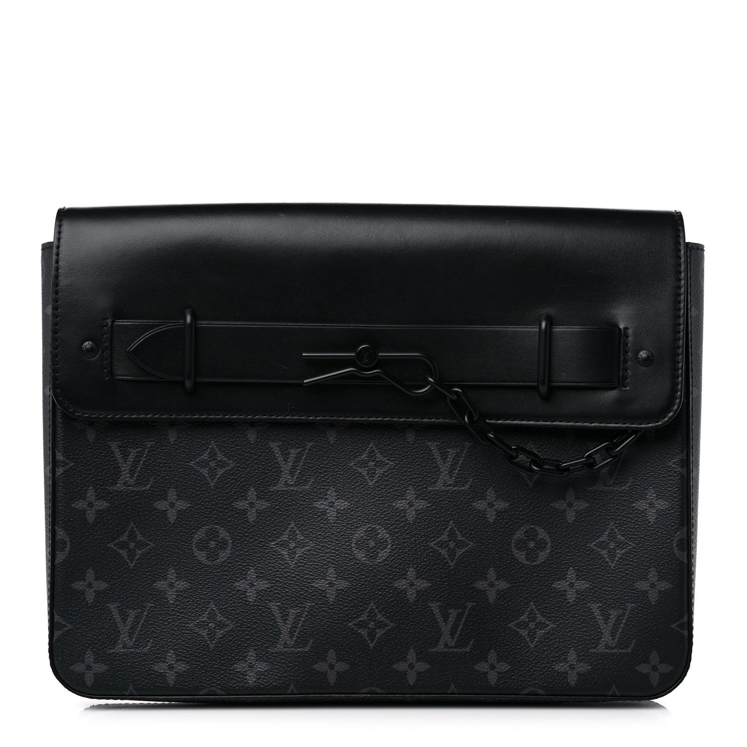 Louis Vuitton Monogram Eclipse Pochette Steamer 1 of 13