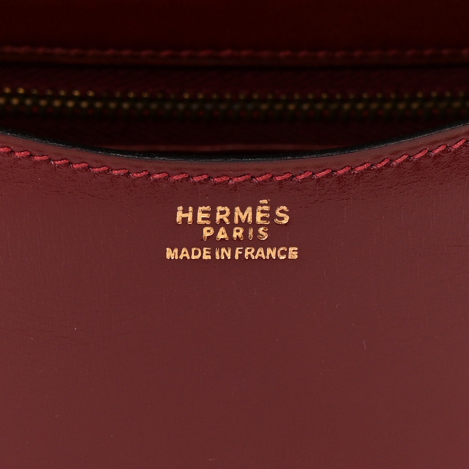 Hermes Box Passe-Guide Shoulder Bag Rouge H 6 of 15