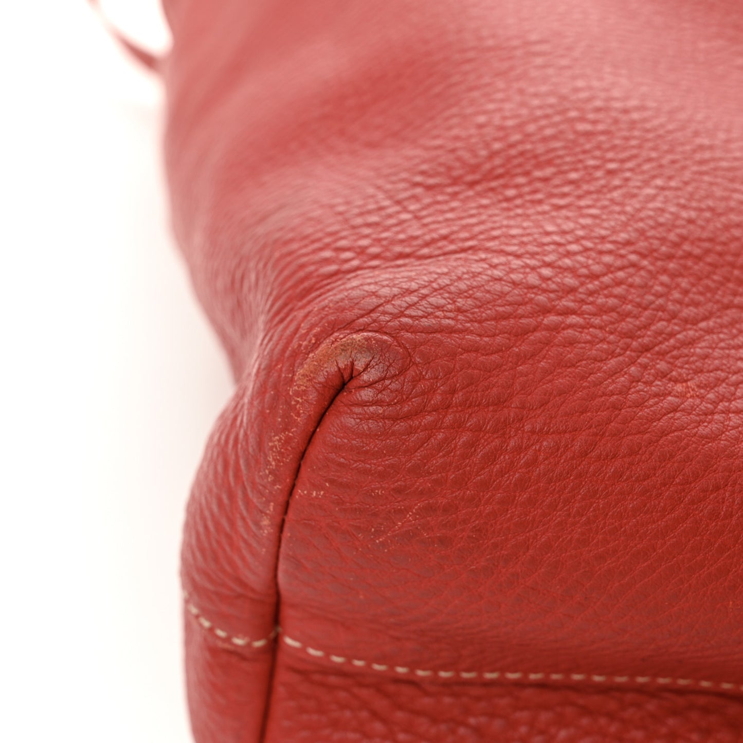 Vitello Daino Tote Rosso