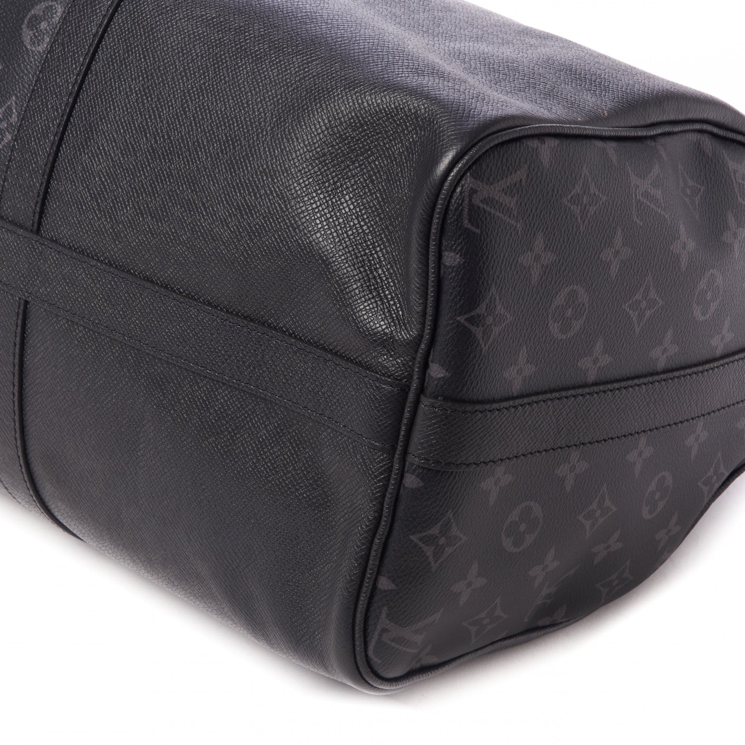 Louis Vuitton Taiga Monogram Eclipse Keepall Bandouliere 50 Black 4 of 8