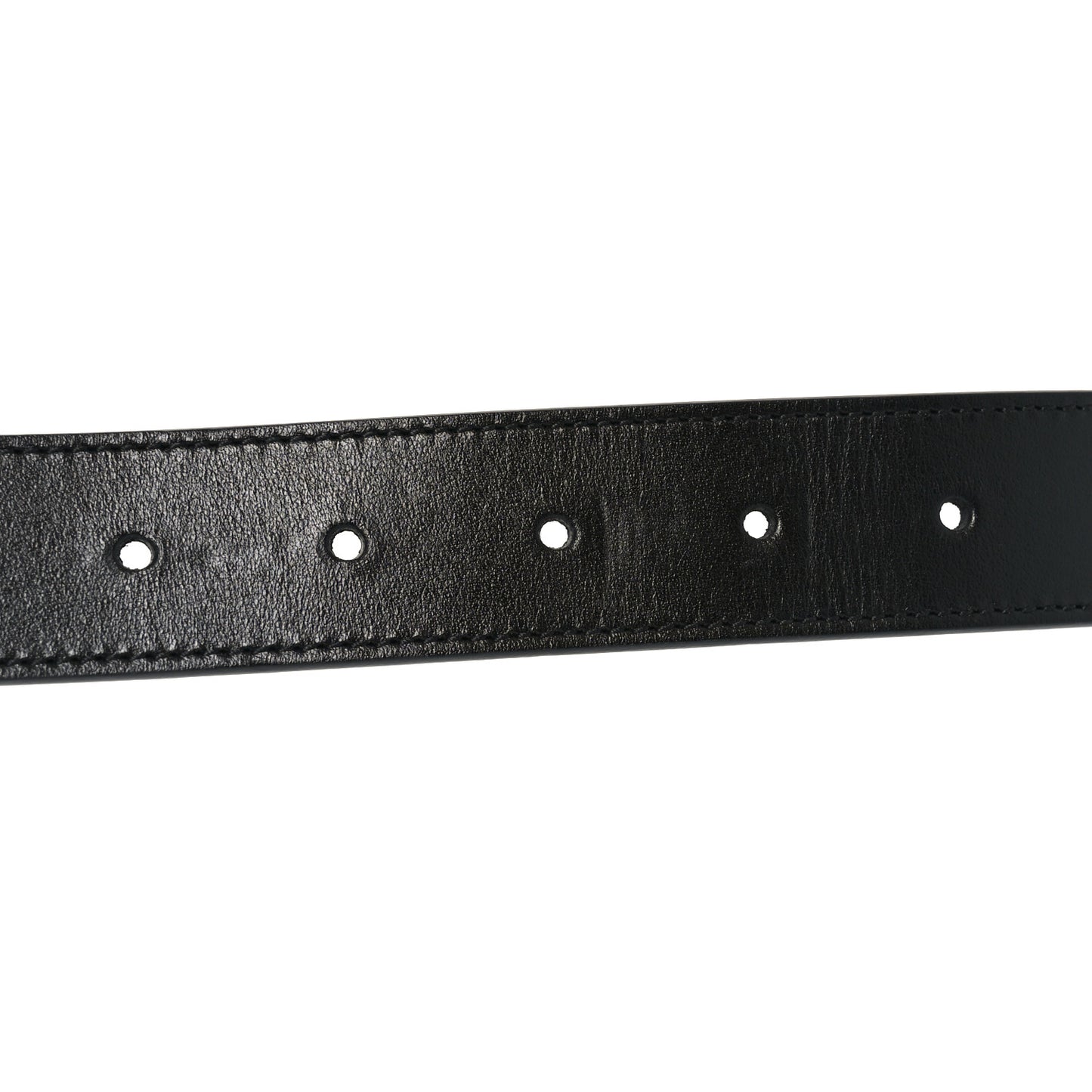 Plutone Calfskin Double G 30mm Belt 105 42 Black