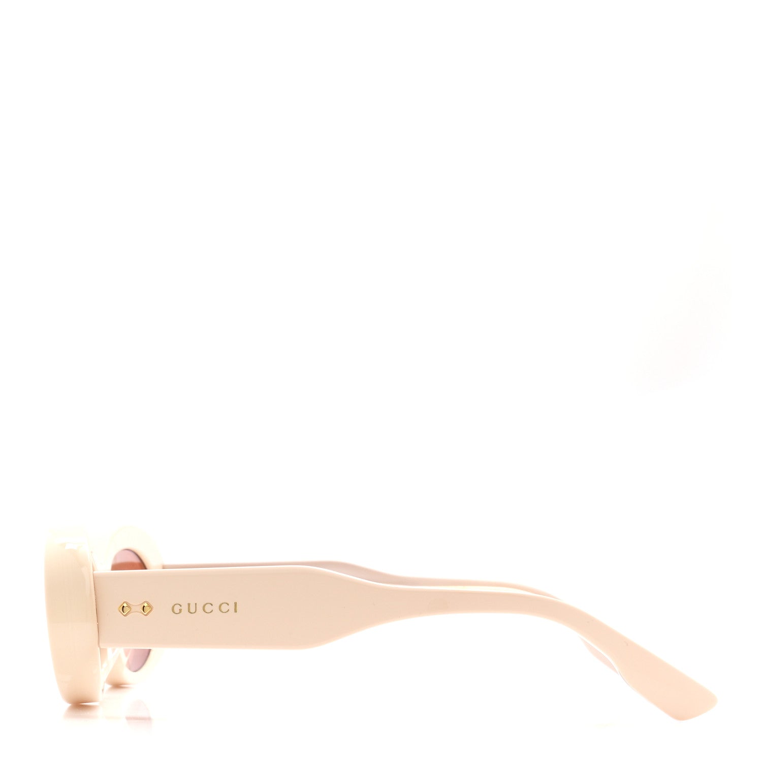 Gucci Acetate Oval Frame GG1527S Sunglasses Beige 3 of 8