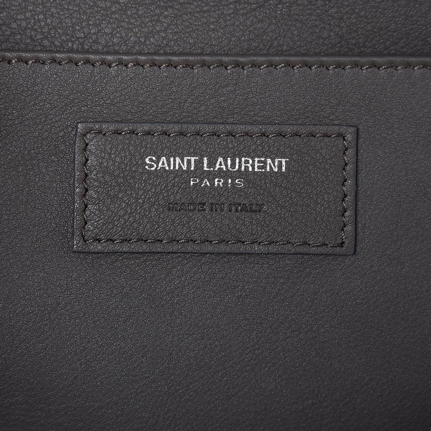 Calfskin Crocodile Embossed Baby Monogram Downtown Cabas Earth
