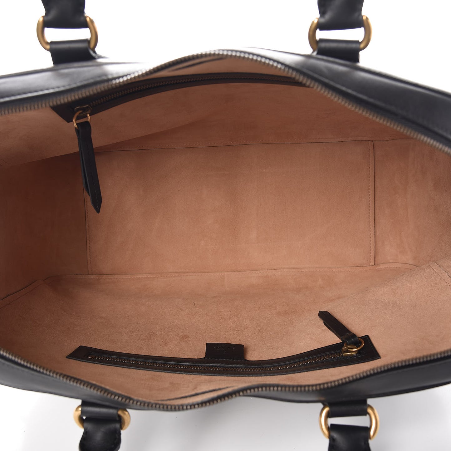 Calfskin Embossed L'Aveugle Par Amour Duffle Black