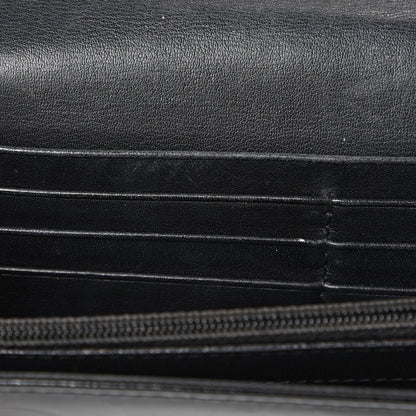 Christian Dior Patent Cannage Rendezvous Wallet Black 10 of 14