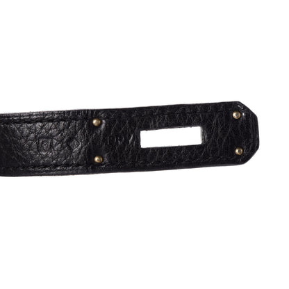 Hermes Taurillon Clemence Jypsiere 28 Black 7 of 10