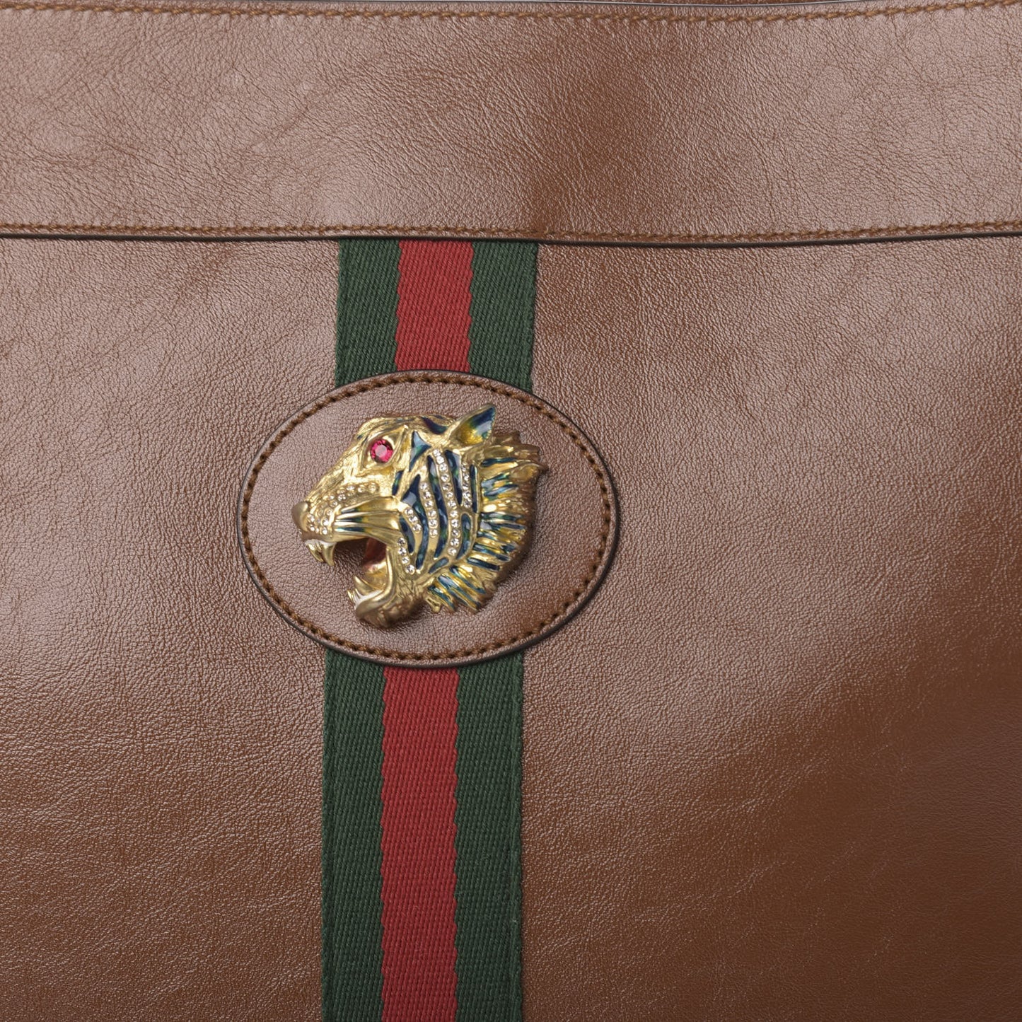Calfskin Large Rajah Chain Tote Cuir