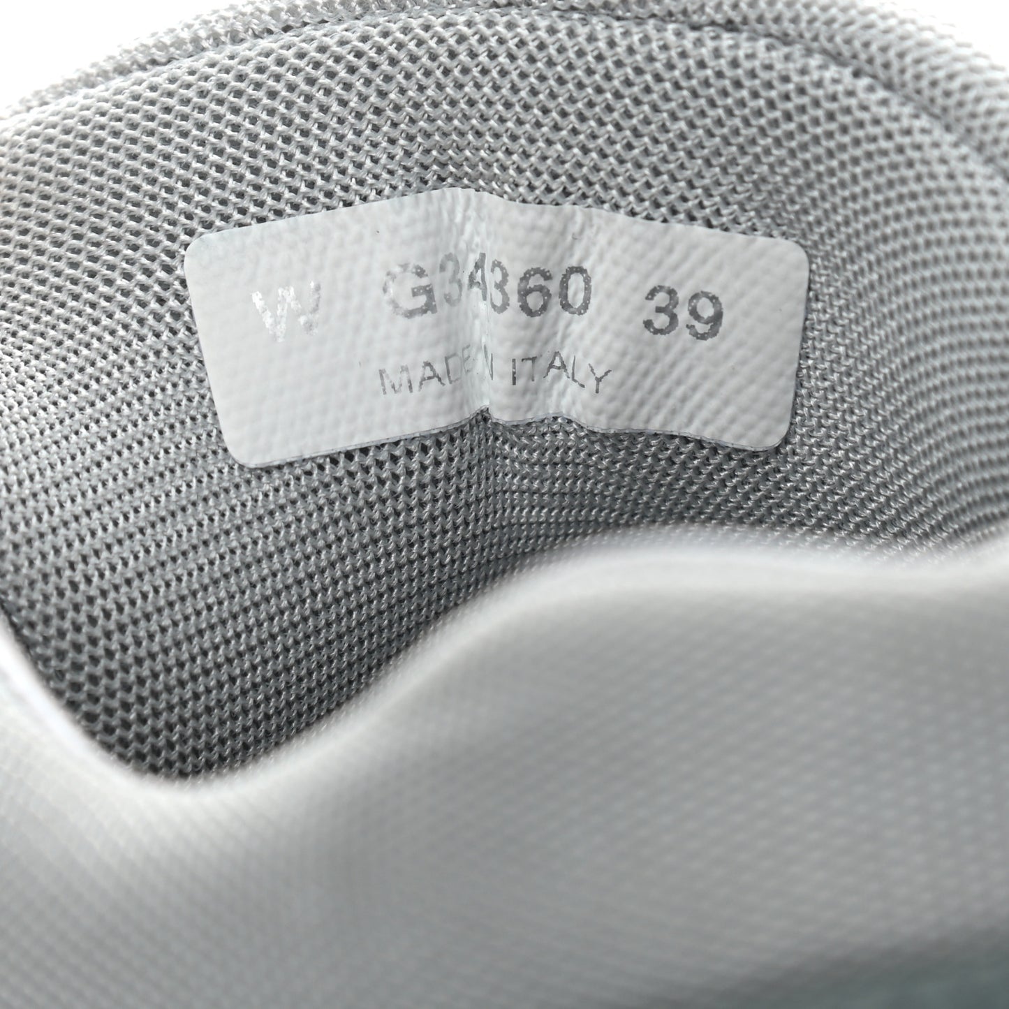 Suede Calfskin CC Sneakers 39 Blue Grey White