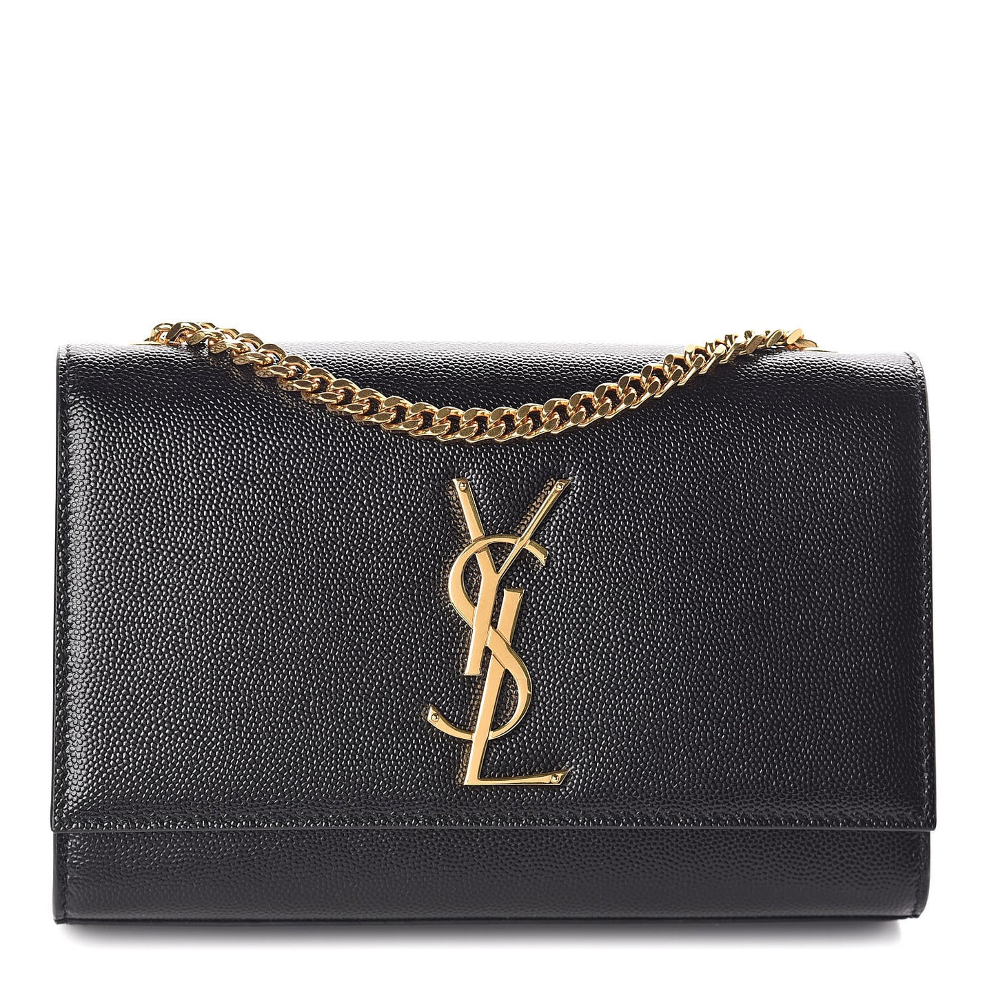 Grain De Poudre Small Monogram Kate Satchel Black