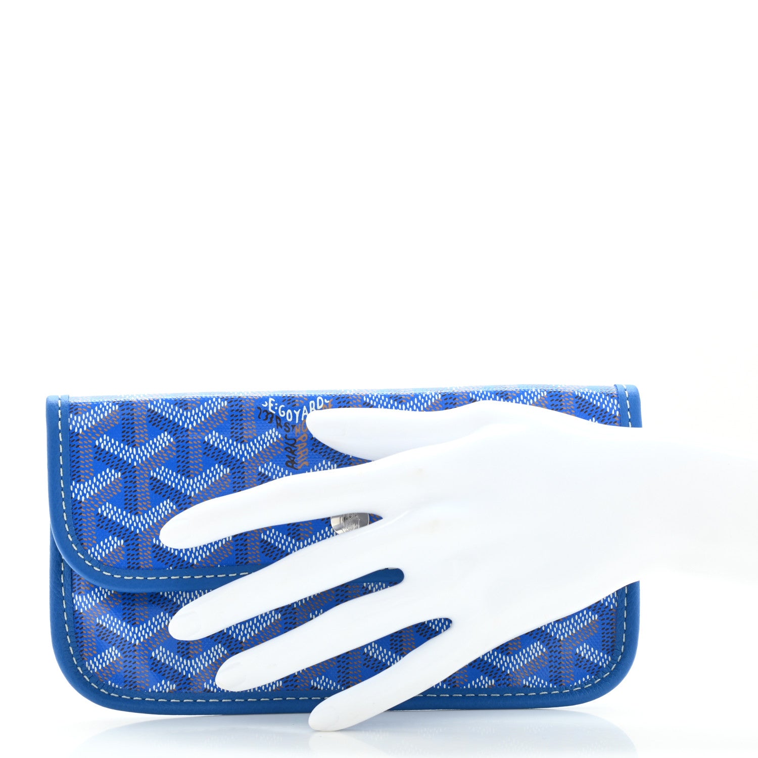 Goyard Goyardine Pouch Sky Blue 2 of 6