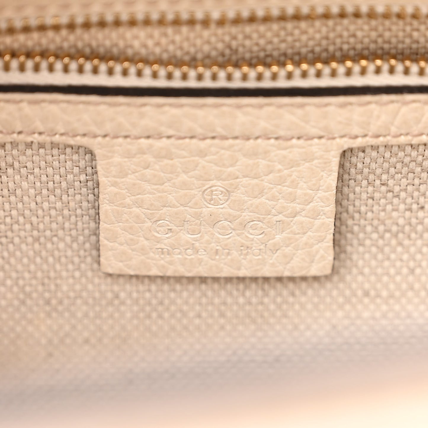 Dollar Calfskin Medium Soho Top Handle Satchel Ivoire