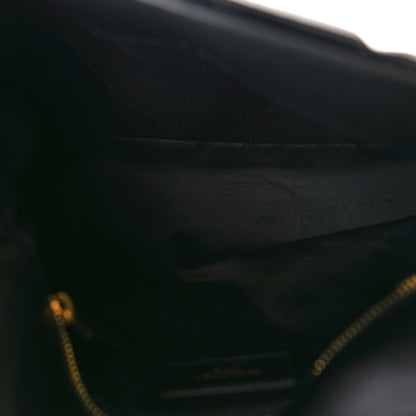 Saint Laurent SAINT LAURENT Patent Quilted Small Loulou Puffer Monogram Chain Satchel Black 5 of 12