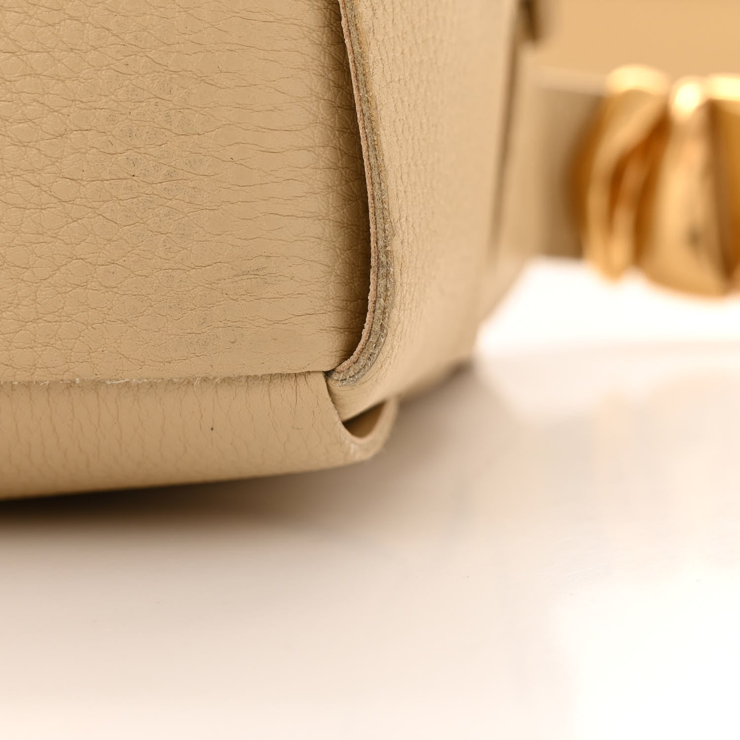Bottega Veneta Grained Calfskin Maxi Intrecciato Brick Cassette Bag Porridge 11 of 11