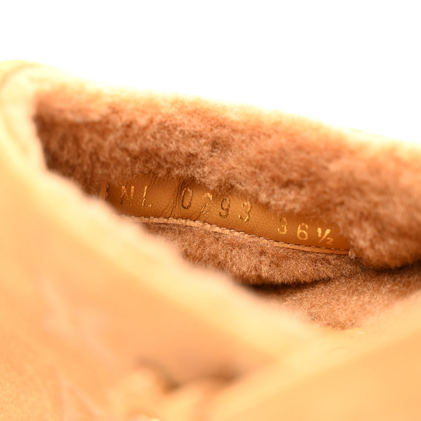 Suede Calfskin Embossed Monogram Aspen Platform Clog Mules 36.5 Cognac Brown