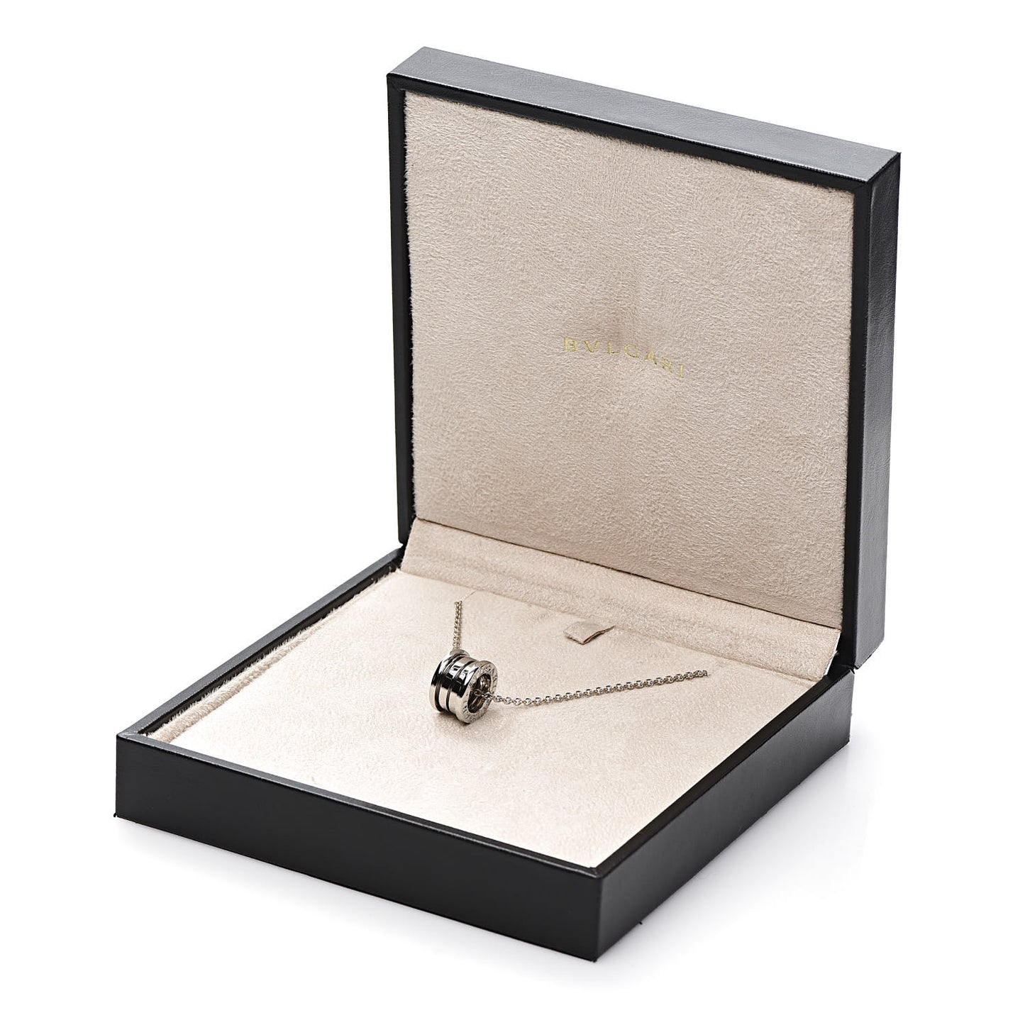 18K White Gold B.Zero1 Pendant Necklace