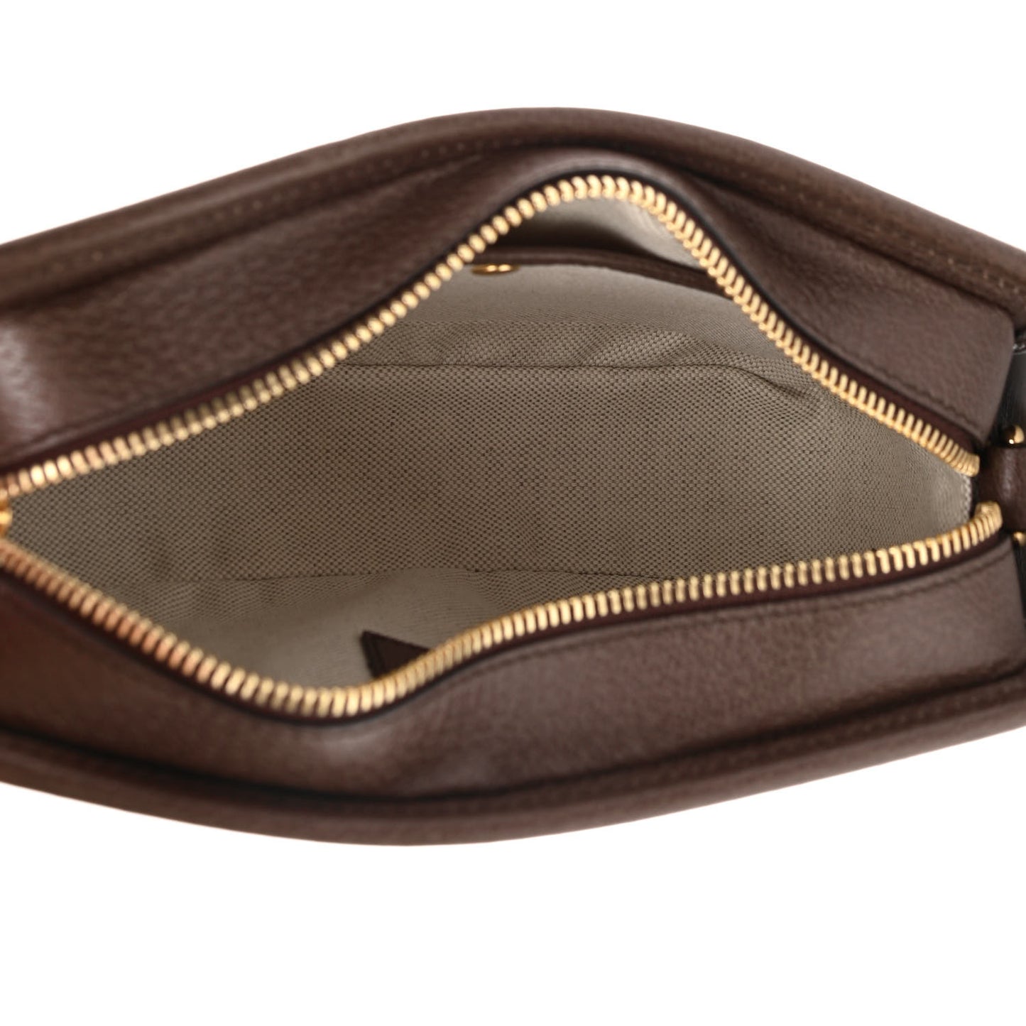 Monogram Jumbo GG Textured Dollar Calfskin Web Mini Crossbody Bag Camel Ebony New Acero