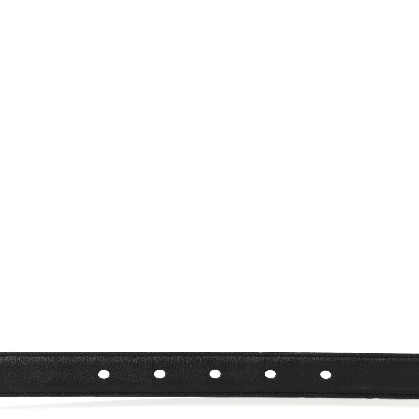 Smooth Calfskin Monogram Square Buckle Belt 75 30 Black