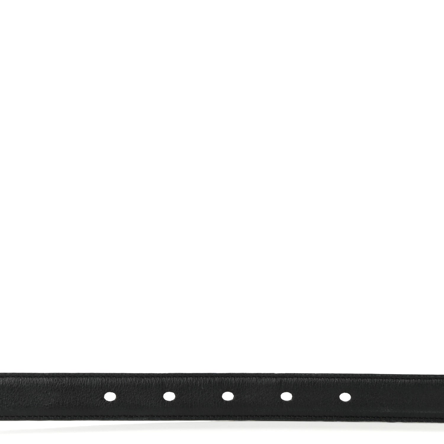 Saint Laurent Smooth Calfskin Monogram Square Buckle Belt 75 30 Black 4 of 6