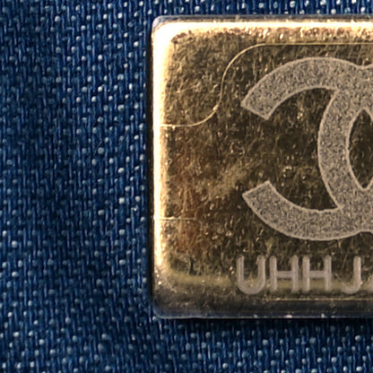 Chanel Denim Quilted Mini Pearl Crush Flap Blue 7 of 9