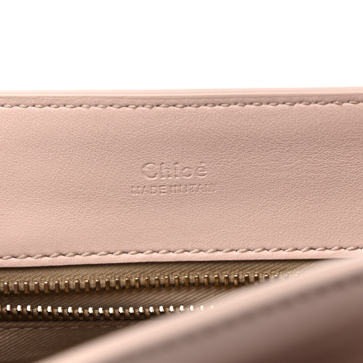 Chloe Calfskin Mini Tess Day Bag Cement Pink 6 of 8