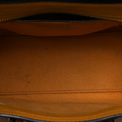 Celine Drummed Calfskin Nano Luggage Ocre 6 of 10
