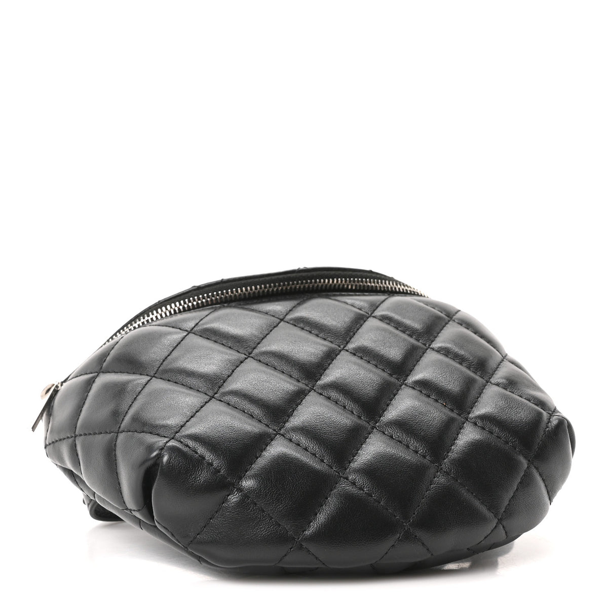 Chanel Calfskin Quilted Uniform Waist Belt Bag Black 4 of 10