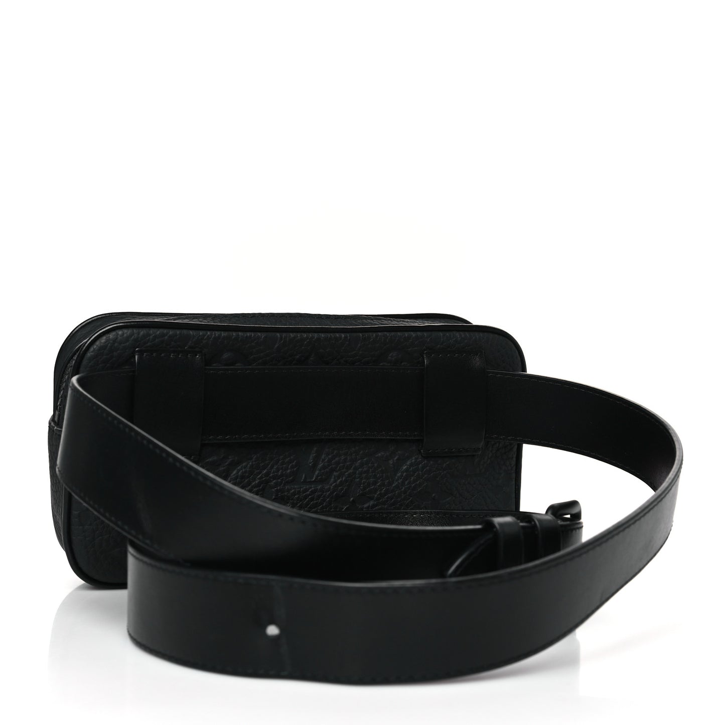 Taurillon Monogram Uniformes Solar Ray Soft Pochette Volga Belt Bag Black