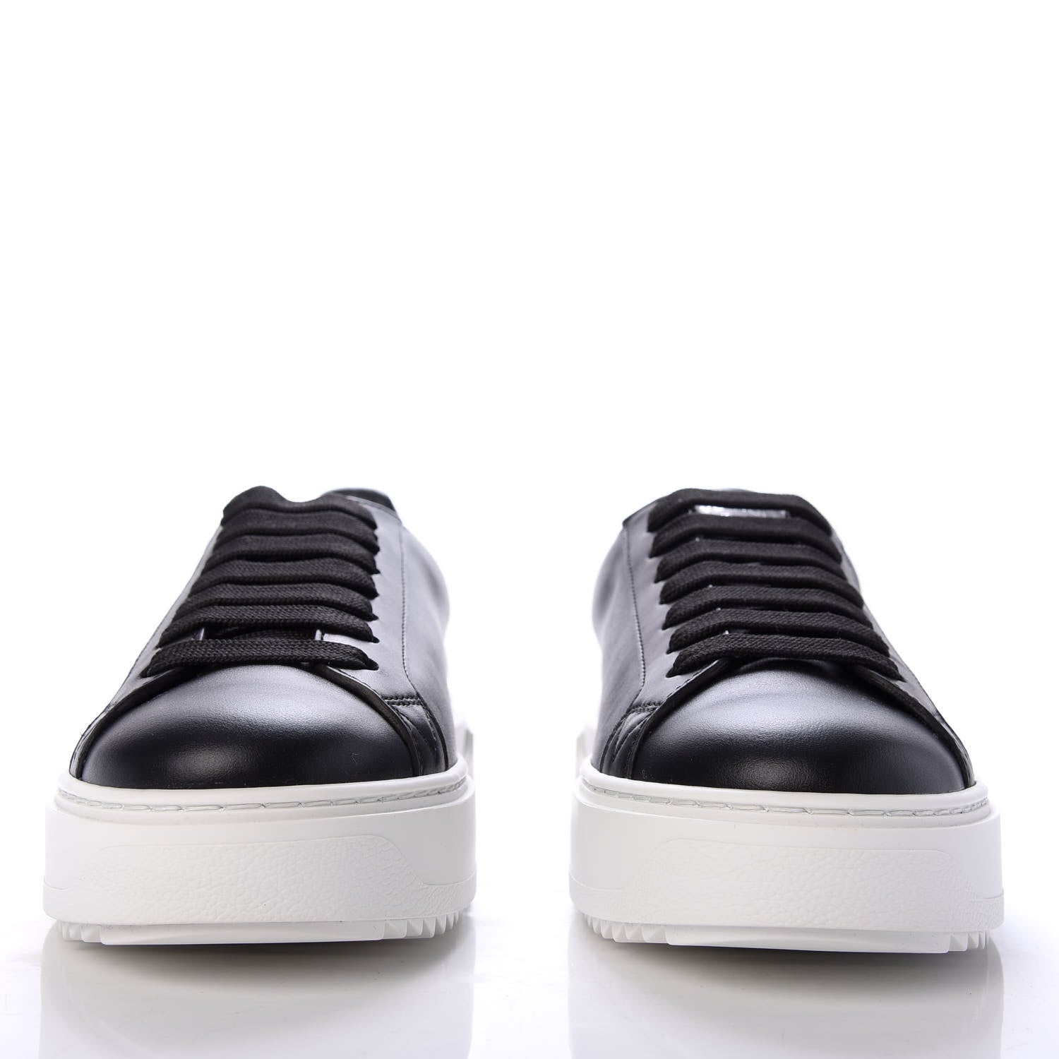 Louis Vuitton Calfskin Time Out Sneakers 37.5 Black 2 of 9