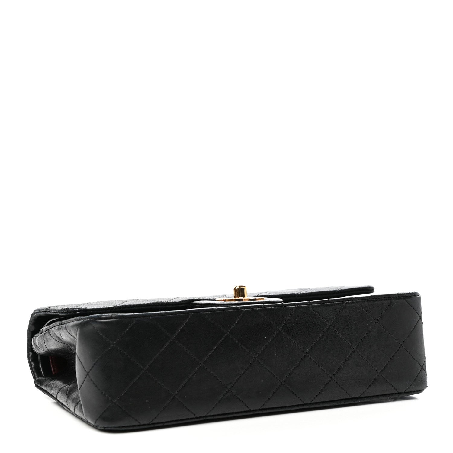 Chanel Lambskin Quilted Small Double Flap Black 4 of 10