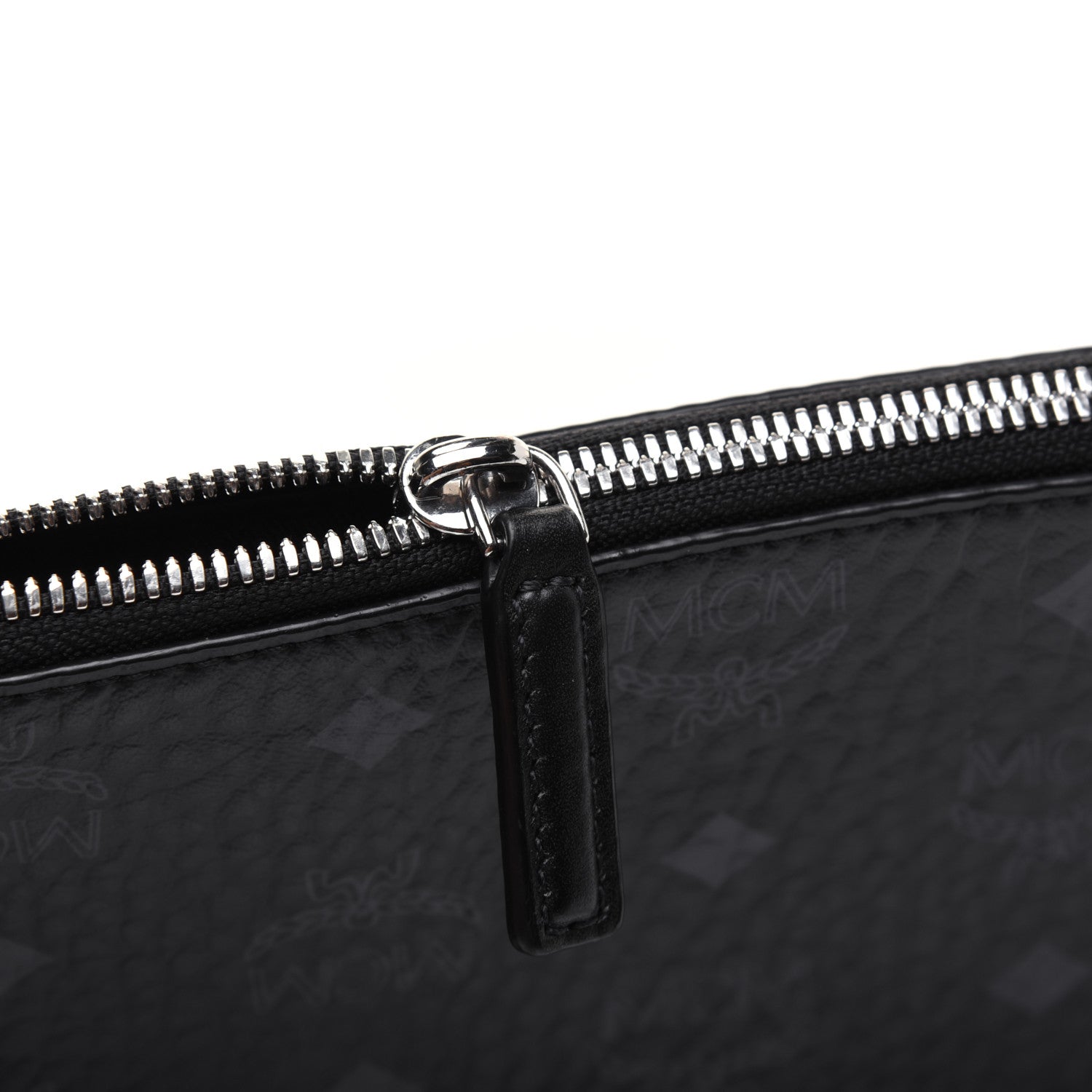 MCM Visetos Medium Crossbody Pouch Black 11 of 16