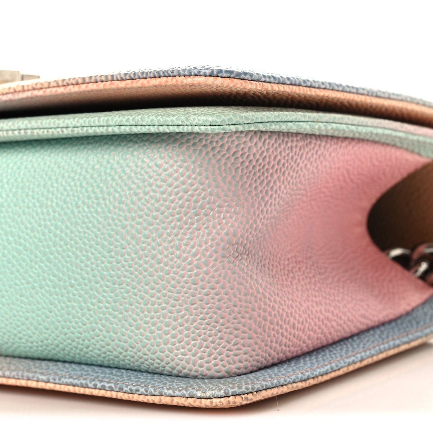 Caviar Quilted Medium Cuba Rainbow Boy Flap Multicolor