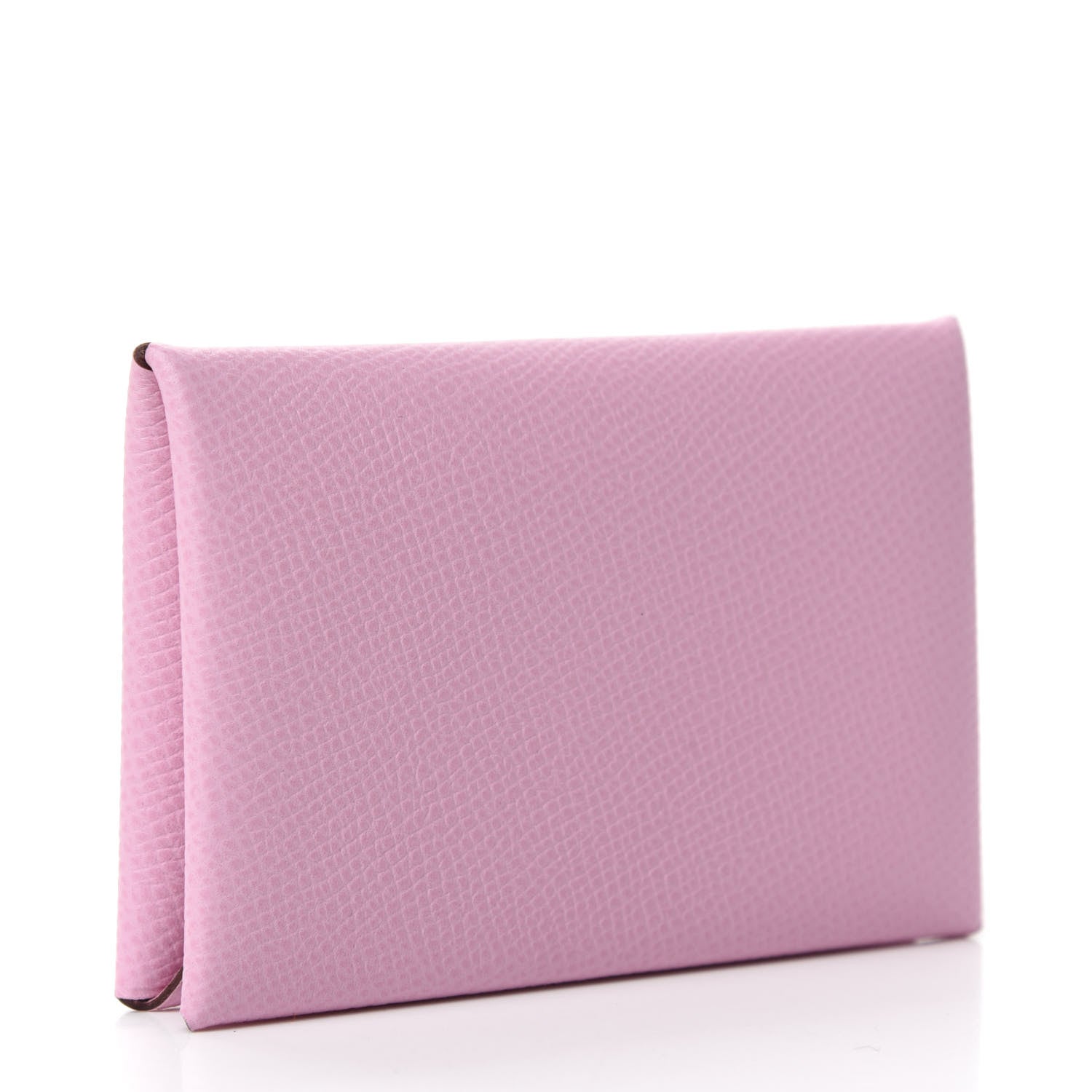 Hermes Epsom Calvi Card Case Mauve Sylvestre 3 of 8