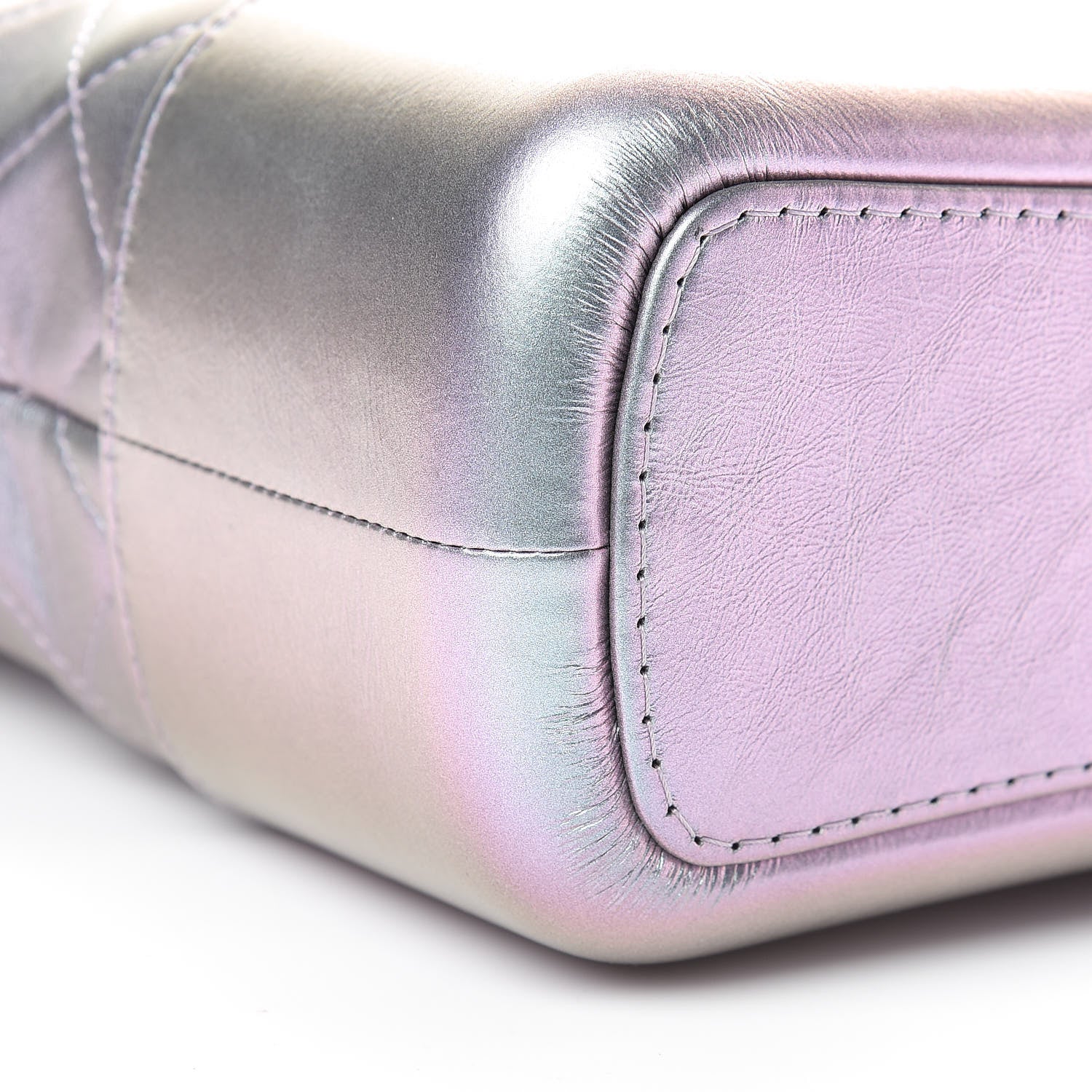 Chanel Iridescent Lambskin Calfskin Quilted Medium Gabrielle Hobo Light Purple 9 of 11