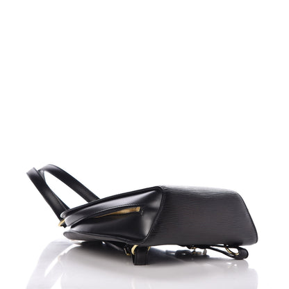 Louis Vuitton Epi Mabillon Backpack Black 4 of 9