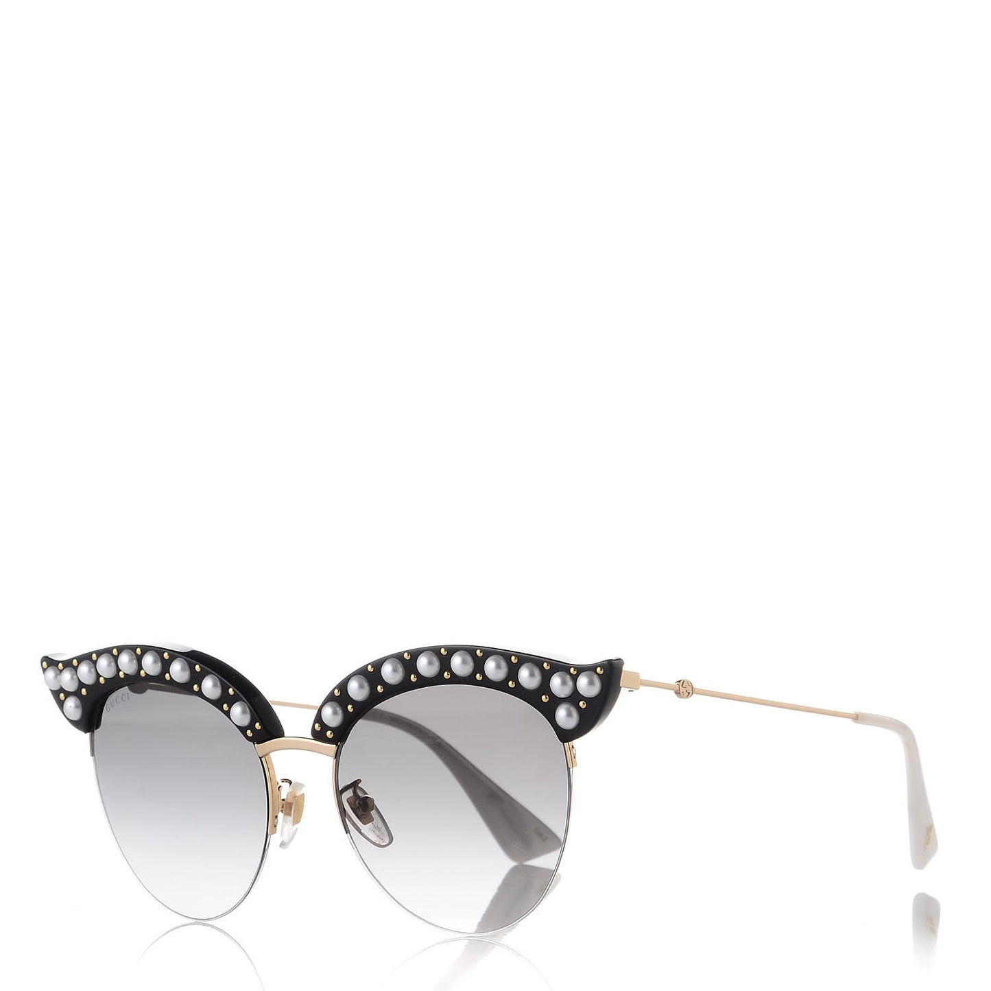Pearl Cat Eye Sunglasses GG0212S Black