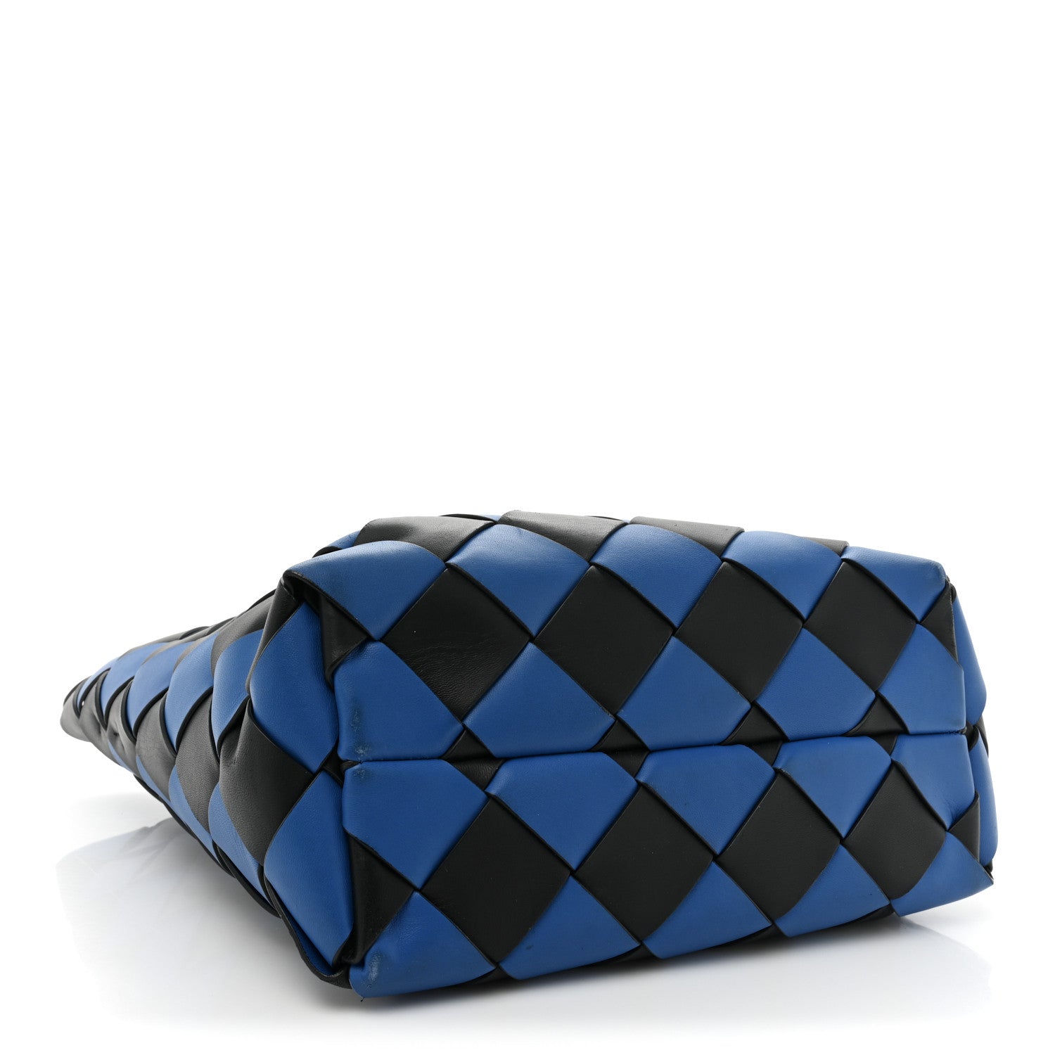 Bottega Veneta Nappa Maxi Cabat 30 Signal Blue Black 5 of 23