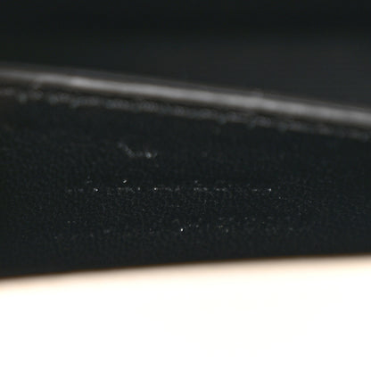 Saint Laurent Grain De Poudre Classic Monogram Cassandre Clutch Dove White 8 of 9