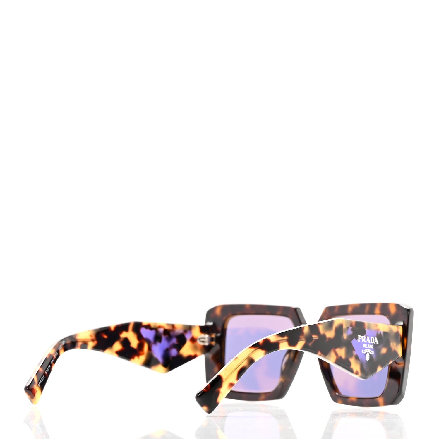 Prada Acetate Symbole Sunglasses SPR 23Y Tortoise 5 of 9