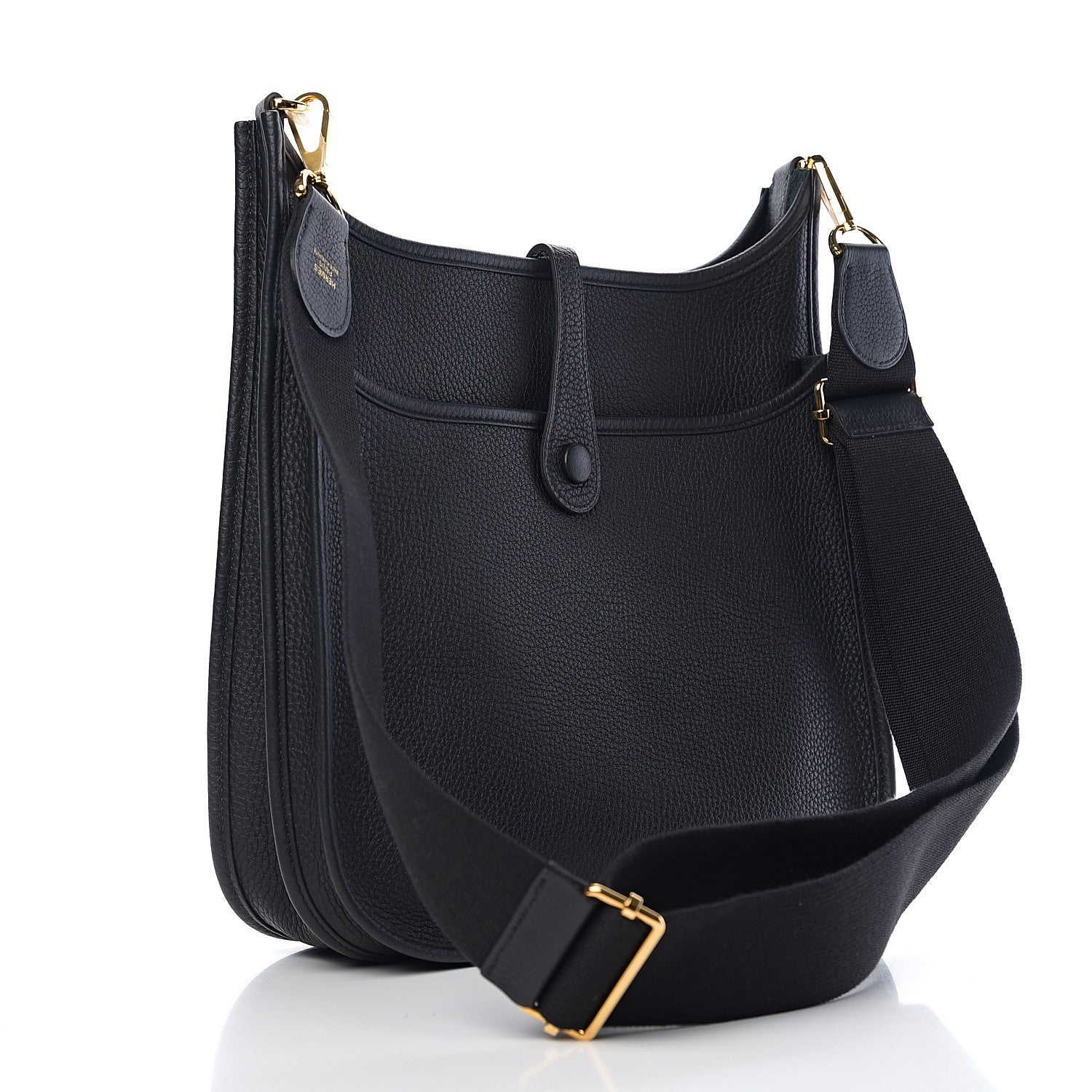 Hermes Taurillon Clemence Evelyne III PM Black 2 of 10