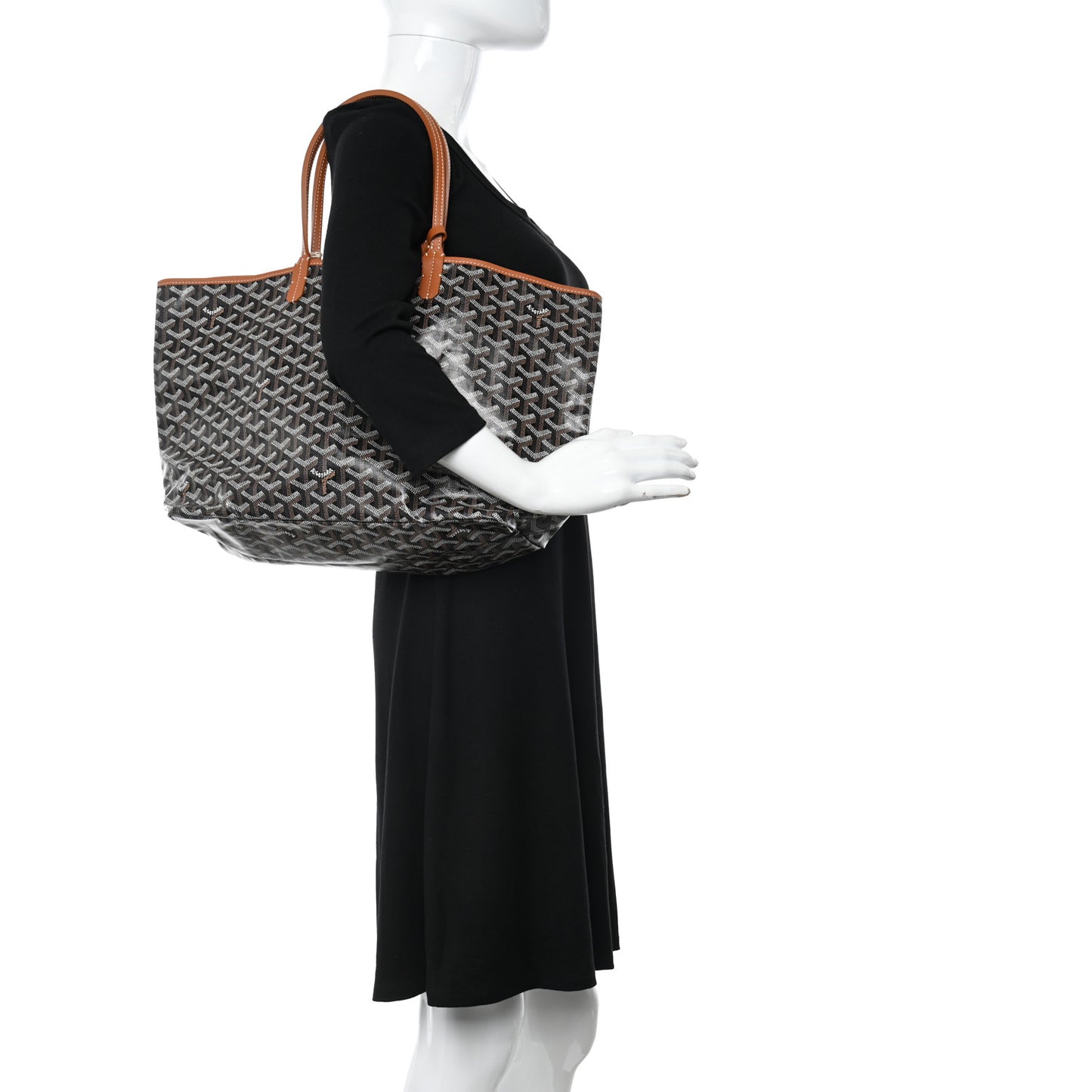 Goyardine Saint Louis PM Black Gold