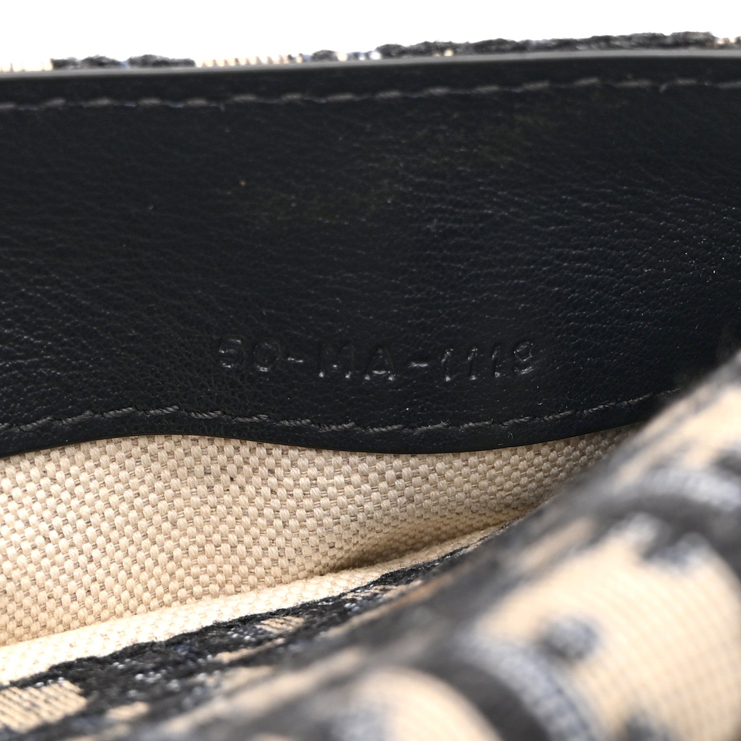 Christian Dior Oblique Saddle Belt Pouch Blue 7 of 10