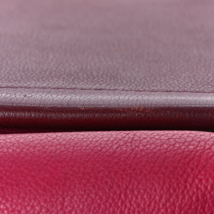 Louis Vuitton Calfskin Lockme II Top Handle Grenat Dahlia 12 of 17
